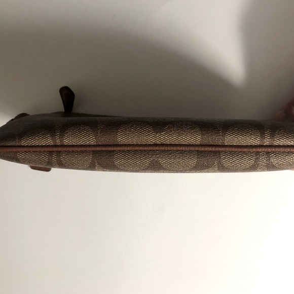 Coach Monogram Canvas Large Wristlet - Picture 4 of 12